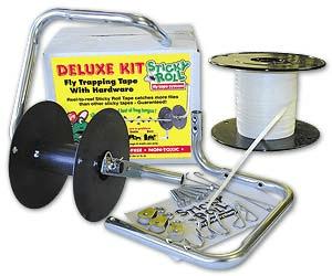 Sticky Roll Fly Tape 1000' Deluxe Kit w/ Hardware png image