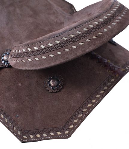 15" Double T  Roughout Barrel Style Saddle