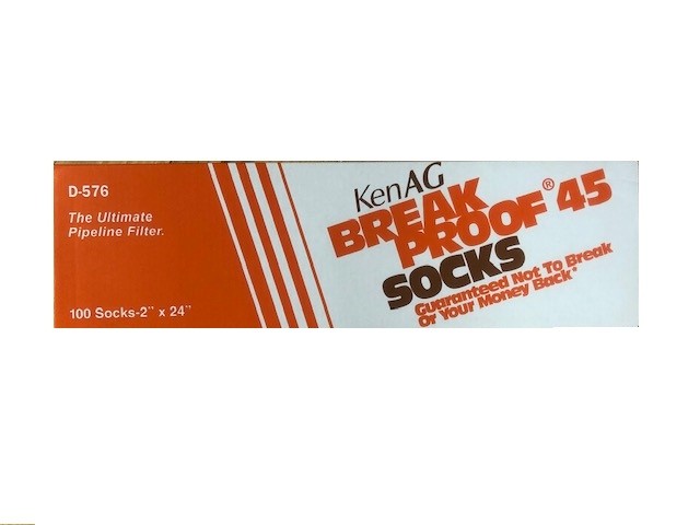 KenAg 2"x24" Breakproof Sock--6 Boxes of 100