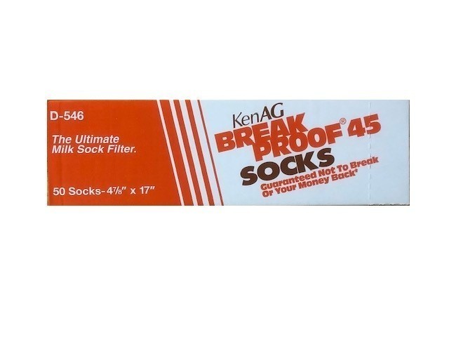 KenAg D546 4-7/8"x17" Breakproof Sock--10 Boxes of 50