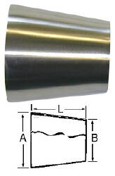 Concentric Reducer (Weld/Weld)--2" to 1.5"