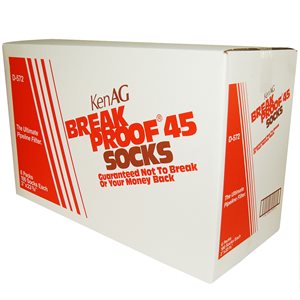 KenAg 3"x23-3/8" Breakproof Sock--6 Boxes of 100