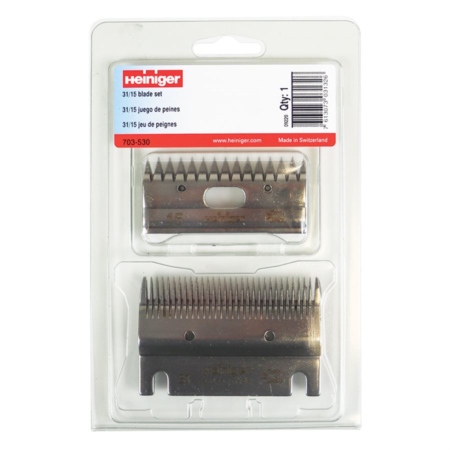 HEINIGER REPLACEMENT CLIPPER BLADE 31/15 STANDARD FREE DELIVERY 
