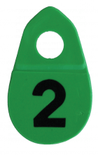 Bock's® Identi Company Herky Tags - NUMBERED