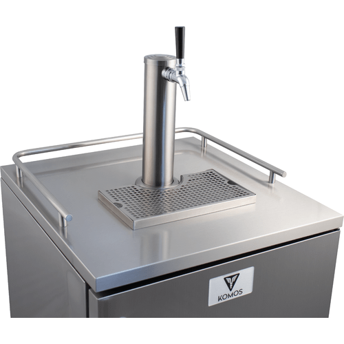 KOMOS® Outdoor Kegerator with Stainless Steel Intertap Faucets