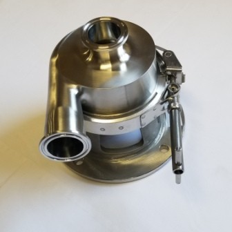 Kleen Flo T-Style #4 milk pump, 1.5" x 1.5", 3 3/8" Impeller, 5/8" shaft