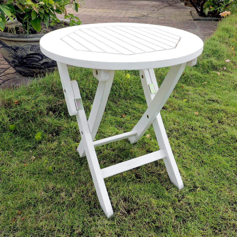 Rancho Acacia Round Folding Table (4 Colors Available)