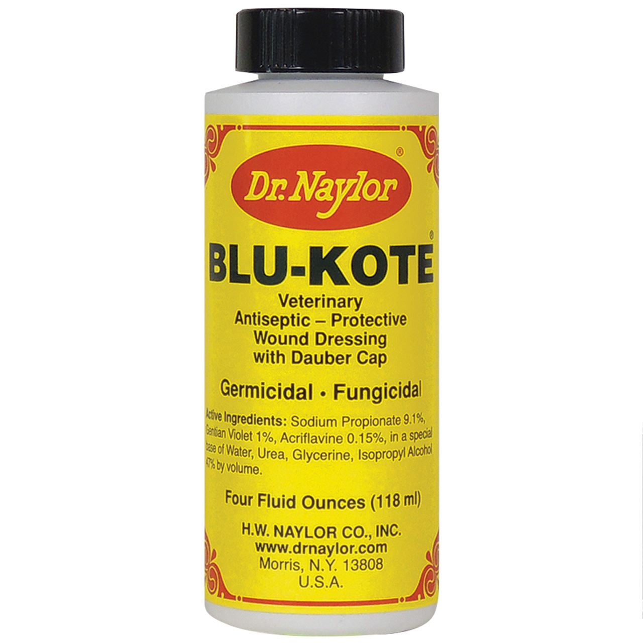 Dr. Naylor Blu-Kote Dauber Bottle--4 oz. (Case of 12)
