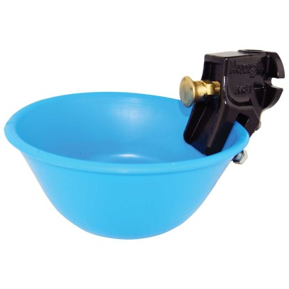 Push-Button Waterer w/ Plastic Bowl