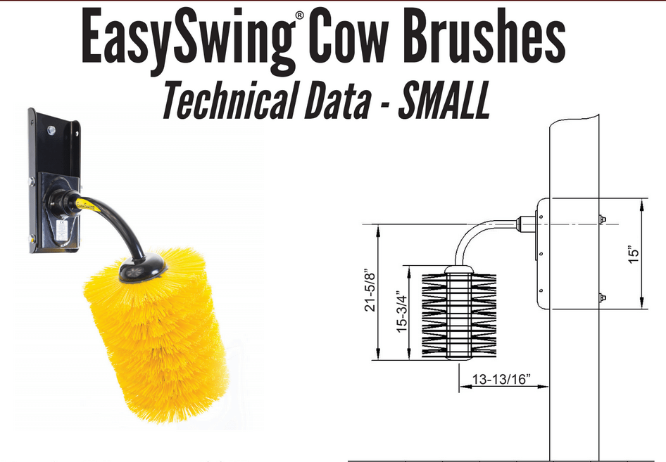 EasySwing Pivoting Cattle Brush - Small