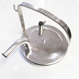 Bucket lid for WF pulsator , 5/8" I.D. LESS parts