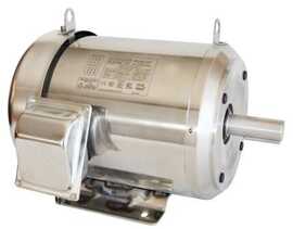 5 HP Sterling Stainless Milk Pump Motor, 1800 RPM