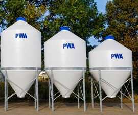 POLY HOPPER BIN - 6.72 TON CAPACITY (One Piece Bin - No Assembly Required)