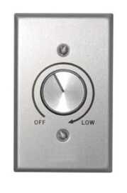 Wall Mount Variable Speed Control 120V, 5 Amps, Up to 4 Fans