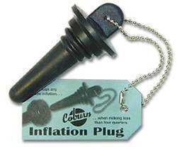 Inflation Shutoff Plug w/ Chain - Pack of 5