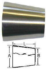 Concentric Reducer (Weld/Weld)-2.5" to 2"