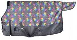 FOAL/MINI  36"-40" Waterproof and Breathable Showman ® Unicorn Print 1200D Turnout Blanket