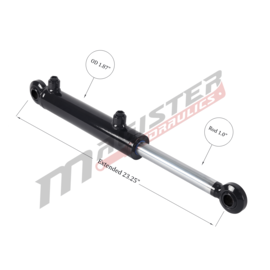 1.5" bore x 8" stroke swivel ball hydraulic cylinder - WSB 1.5x8