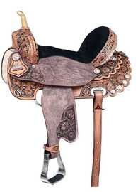 Flex Tree Western Horse Saddle American Leather Trail Barrel Racing