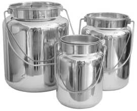 Milk Carrying Can with Lid - 5 Quart