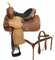 10" Double T pony saddle set with basket tooling