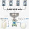 Milky FJ130-ERR Electric Cream Separator - 130 L / Hr