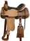 16" Circle S roper saddle with floral and basket weave tooling