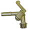 Threaded Angle Brass Pneumatic Stallcock--3/8"