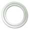 White Flanged Gasket--2"