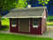Classic Small Barn with Overhang  (Multiple Sizes Available)