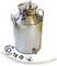Stainless Steel Milk Bottling Can with Valve Accessories- 3 Sizes