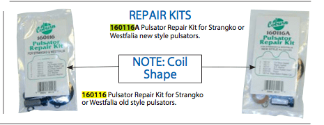 Pulsator Repair Kit f/ Strangko, Westfalia OLD Style