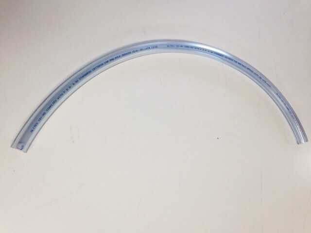 32" x 5/8" section of CLEAR milk hose