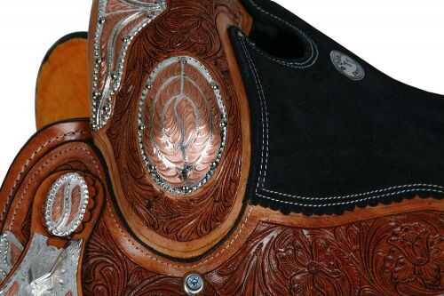 16" Double T fully tooled show saddle