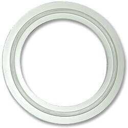 White Flanged Gasket--2.5"