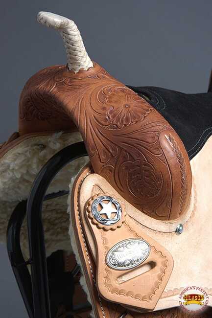 Western Horse Saddle American Leather Flex Trail Barrel Hilason