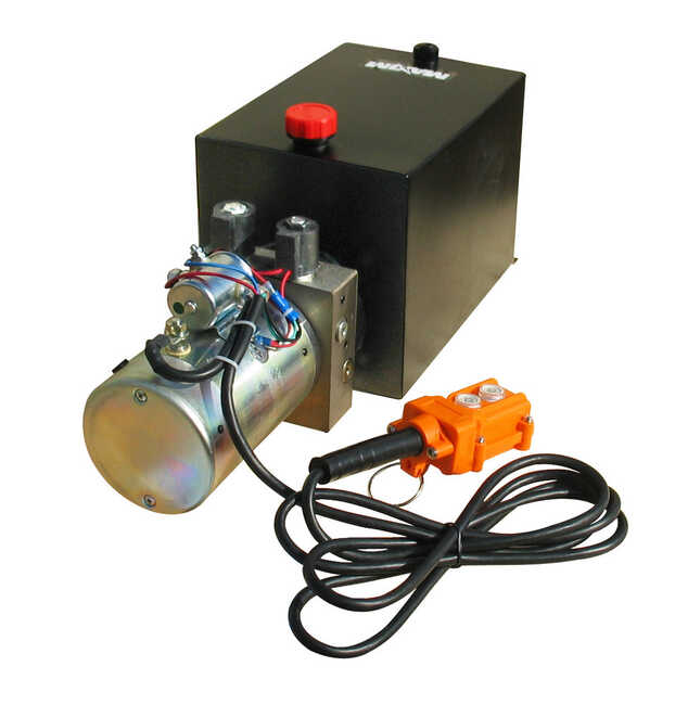 HYDRAULIC POWER UNIT: 12V DC, DOUBLE ACTING, SOLENOID OPERATED, 1.3 FLOW