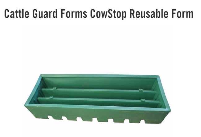 Cattle Guard Forms CowStop Reusable Form - Economical Solution
