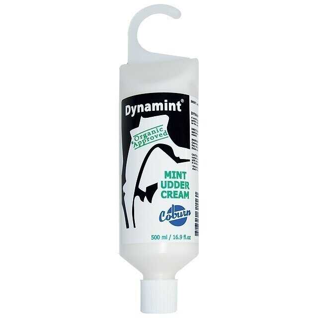 Dynamint Udder Cream - 500ml Bottle w/Hook