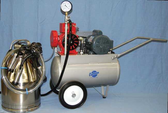 PortaMilker Kit for 1 Cow with Electric Motor