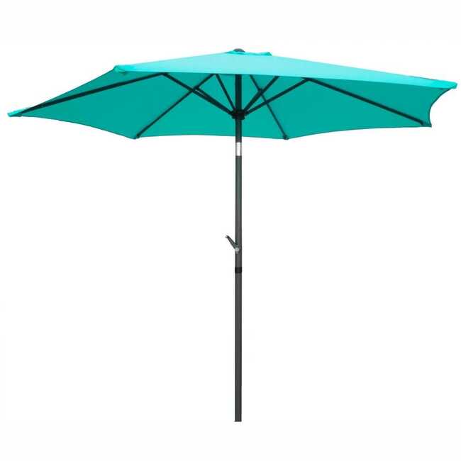 Sanibel Aluminum Tilt and Crank 8' Outdoor Umbrella (12 Colors Available)