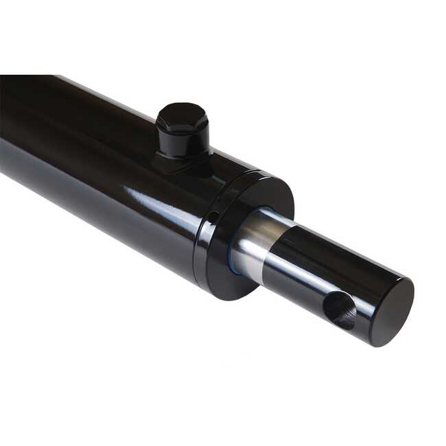 2.5" bore x 16" stroke pin eye hydraulic cylinder