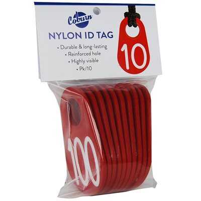 Coburn Nylon Neck Tags - Prepackaged Groups of 10
