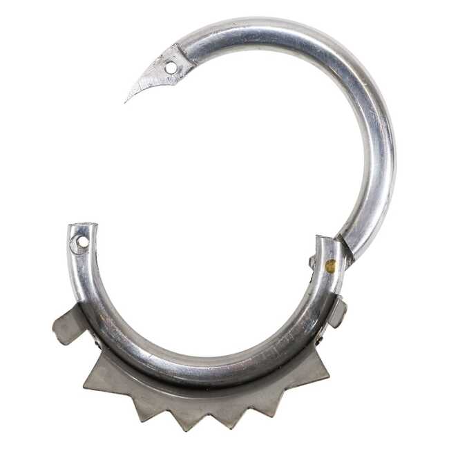 Cow-Size Crown-Style Aluminum Weaner in Blister Pack