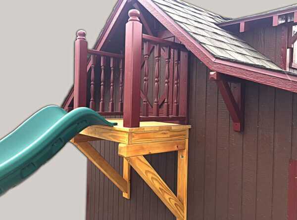 The Craftsman Playhouse Kit w/ Slide (Multiple Sizes Available)