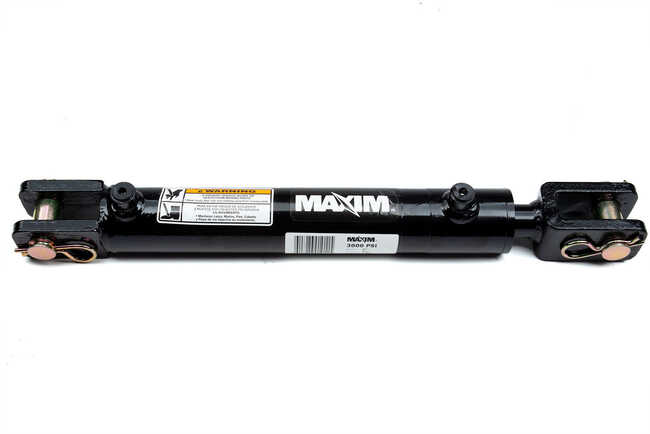 Maxim WC Welded Hydraulic Cylinder: 3.5" Bore x 24" Stroke - 1.75" Rod