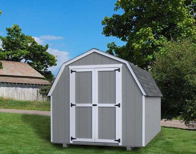Value Series Gambrel Barn w/ 4 Foot Sidewalls (Multiple Sizes Available)