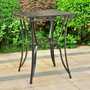 Sutton Iron Bar Height Table - Antique Black