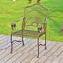 Santa Barbara Iron Dining Chairs (Set of 2) - Hammered Bronze