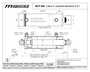 Magister 5" bore x 8" stroke cross tube hydraulic cylinder - WCT 5x8
